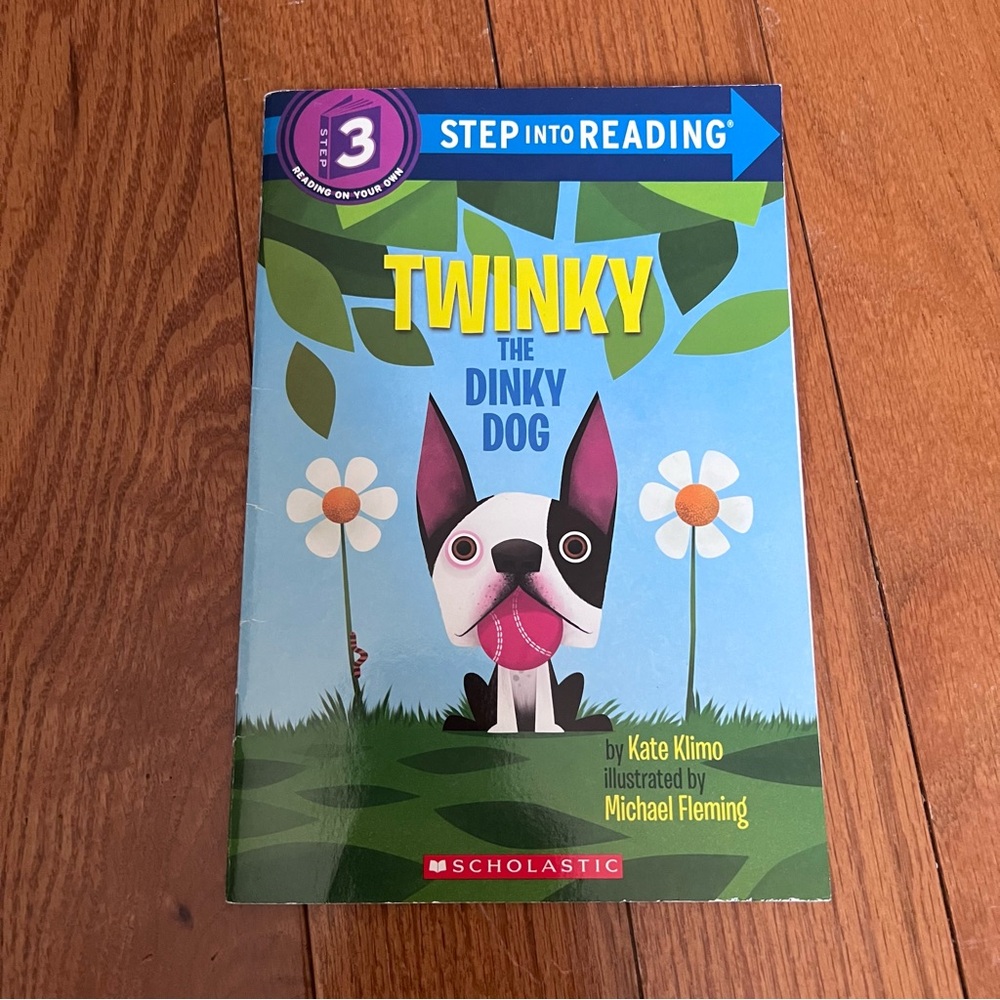 Twinky the Dinky Dog - Step into Reading Level 3 Children's Book Kate Kimo